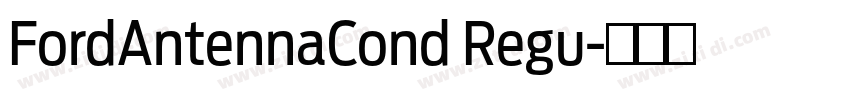 FordAntennaCond Regu字体转换 FordAntennaCond Regu字体转换